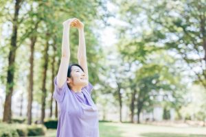 運動でストレス解消