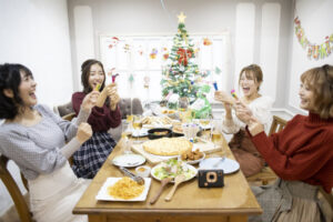 【忘年会・クリスマス・年末年始で太らないコツ】